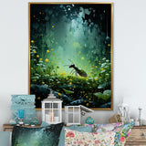 Undergrowth Explorer Moss Green Ant - Green Ant Wall Art