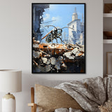 Urban Explorer Concrete Ant - Gray Ant Wall Art
