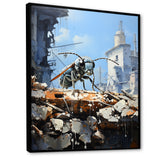 Urban Explorer Concrete Ant - Gray Ant Wall Art