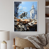 Urban Explorer Concrete Ant - Gray Ant Wall Art
