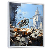 Urban Explorer Concrete Ant - Gray Ant Wall Art