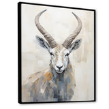 Minimalism Antelope Ibex - Antelope Living Room Wall Art