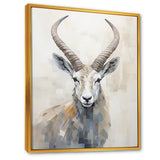 Minimalism Antelope Ibex - Antelope Living Room Wall Art