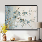 Green Zen Moment Bamboo - Floral Canvas Wall Art