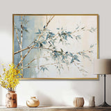 Green Zen Moment Bamboo - Floral Canvas Wall Art