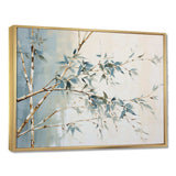 Green Zen Moment Bamboo - Floral Canvas Wall Art