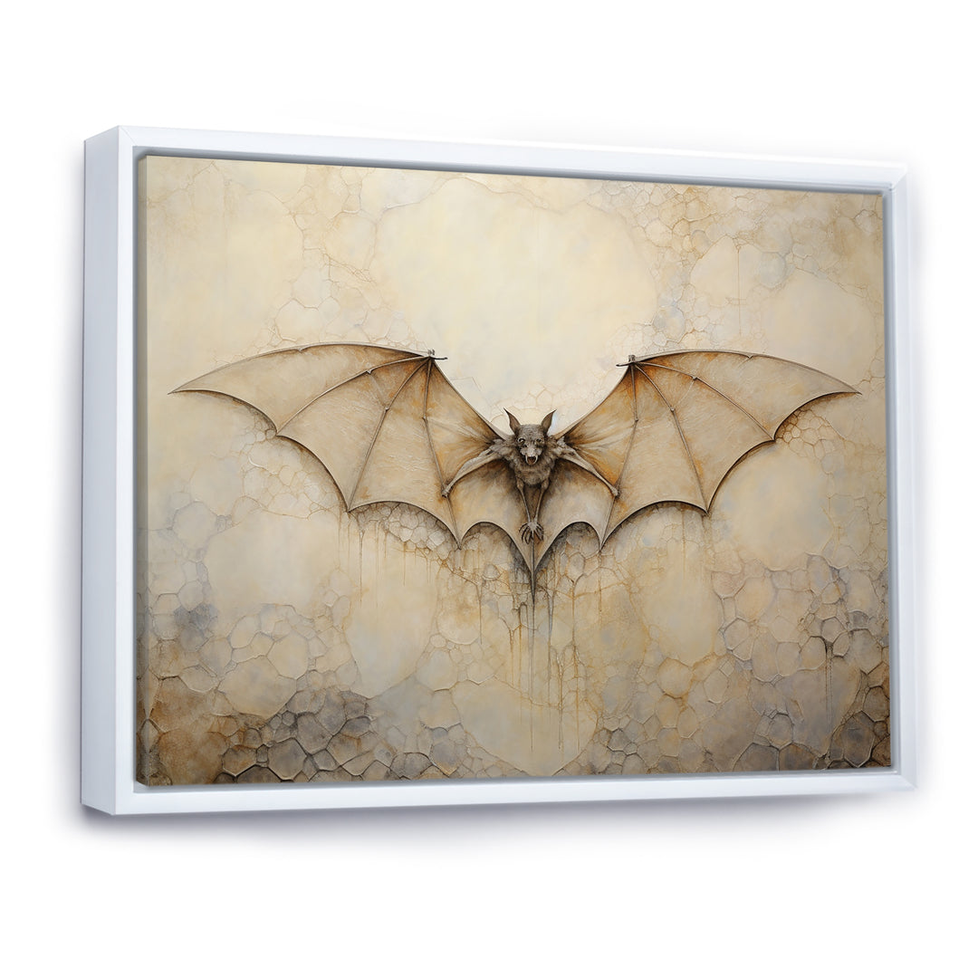 Minimalism Bat Open Wings - Bat Wall Art Prints