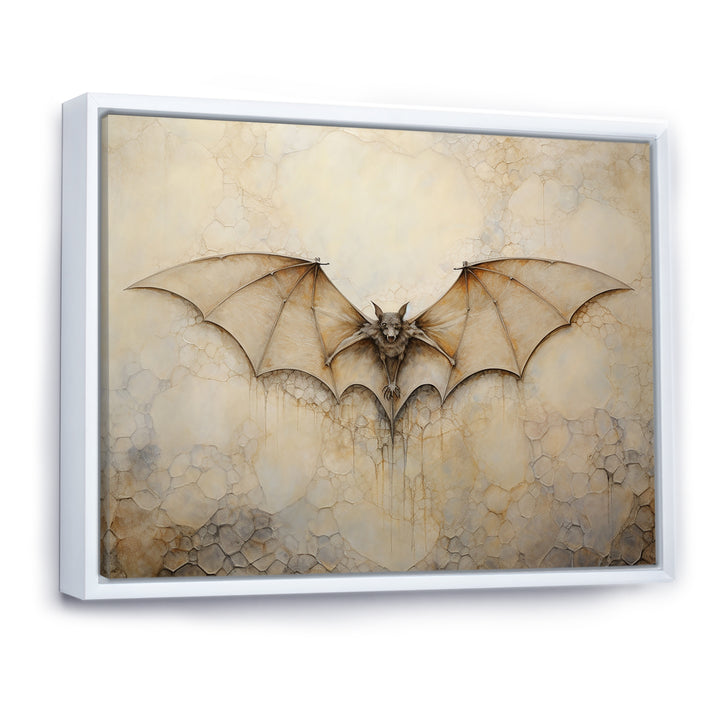 Minimalism Bat Open Wings - Bat Wall Art Prints
