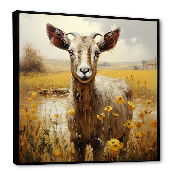 Meadow Goats Glee - Goat Home Decor Art