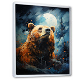 Portrait Of A Moonlight Bear On Mountain - Bear Wall Art Prints