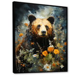 Portrait Of A Bear On Mountain - Brown Bear Wall Art