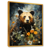 Portrait Of A Bear On Mountain - Brown Bear Wall Art
