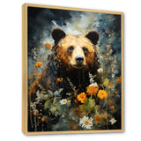 Portrait Of A Bear On Mountain - Brown Bear Wall Art