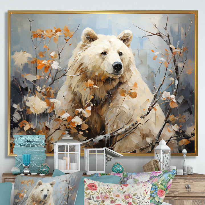 Contemporary Bear Grace - Bear Canvas Wall Art