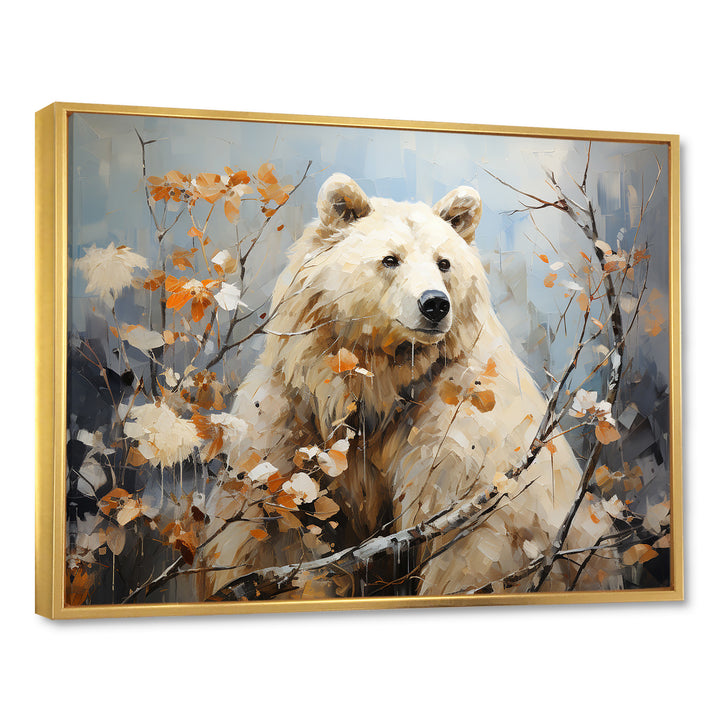 Contemporary Bear Grace - Bear Canvas Wall Art