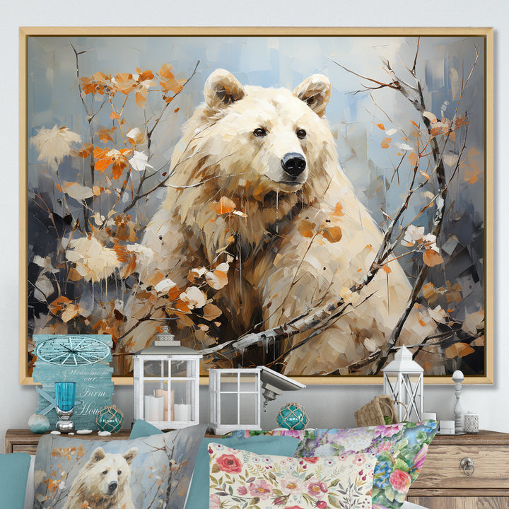 Contemporary Bear Grace - Bear Canvas Wall Art