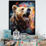 Cosmic Grizzly Bear Journey - Bear Wall Art Prints
