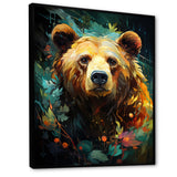 Expressionist Grizzly Bear Vigor - Bear Wall Art Prints