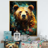Expressionist Grizzly Bear Vigor - Bear Wall Art Prints