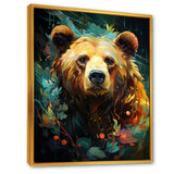 Expressionist Grizzly Bear Vigor - Bear Wall Art Prints