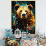 Expressionist Grizzly Bear Vigor - Bear Wall Art Prints
