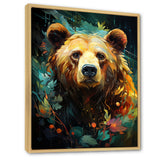 Expressionist Grizzly Bear Vigor - Bear Wall Art Prints