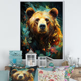 Expressionist Grizzly Bear Vigor - Bear Wall Art Prints