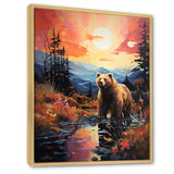 A Grizzly Bear In A Dreamy Retreat - Bear Home Decor Art