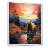 A Grizzly Bear In A Dreamy Retreat - Bear Home Decor Art