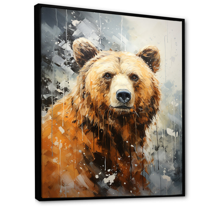 Majestic Mountain Bear - Bear Canvas Wall Art