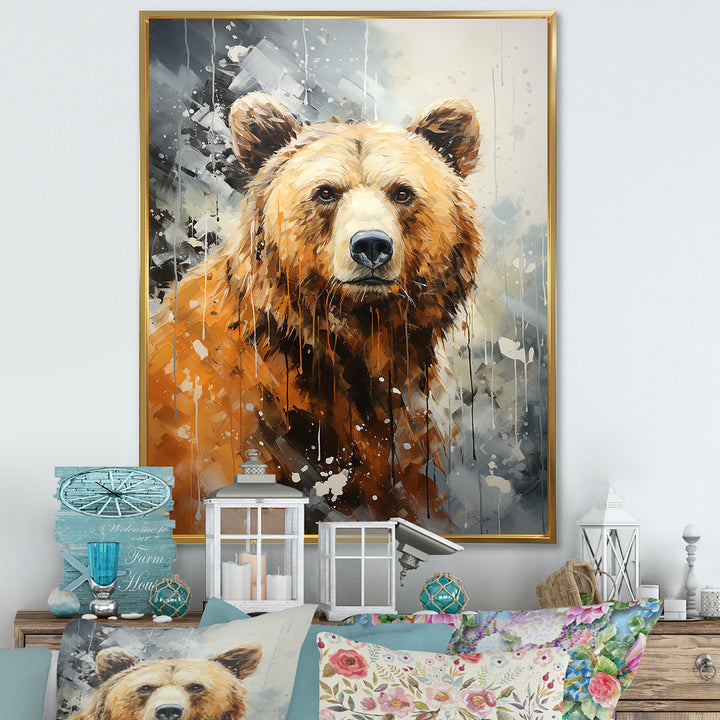Majestic Mountain Bear - Bear Canvas Wall Art