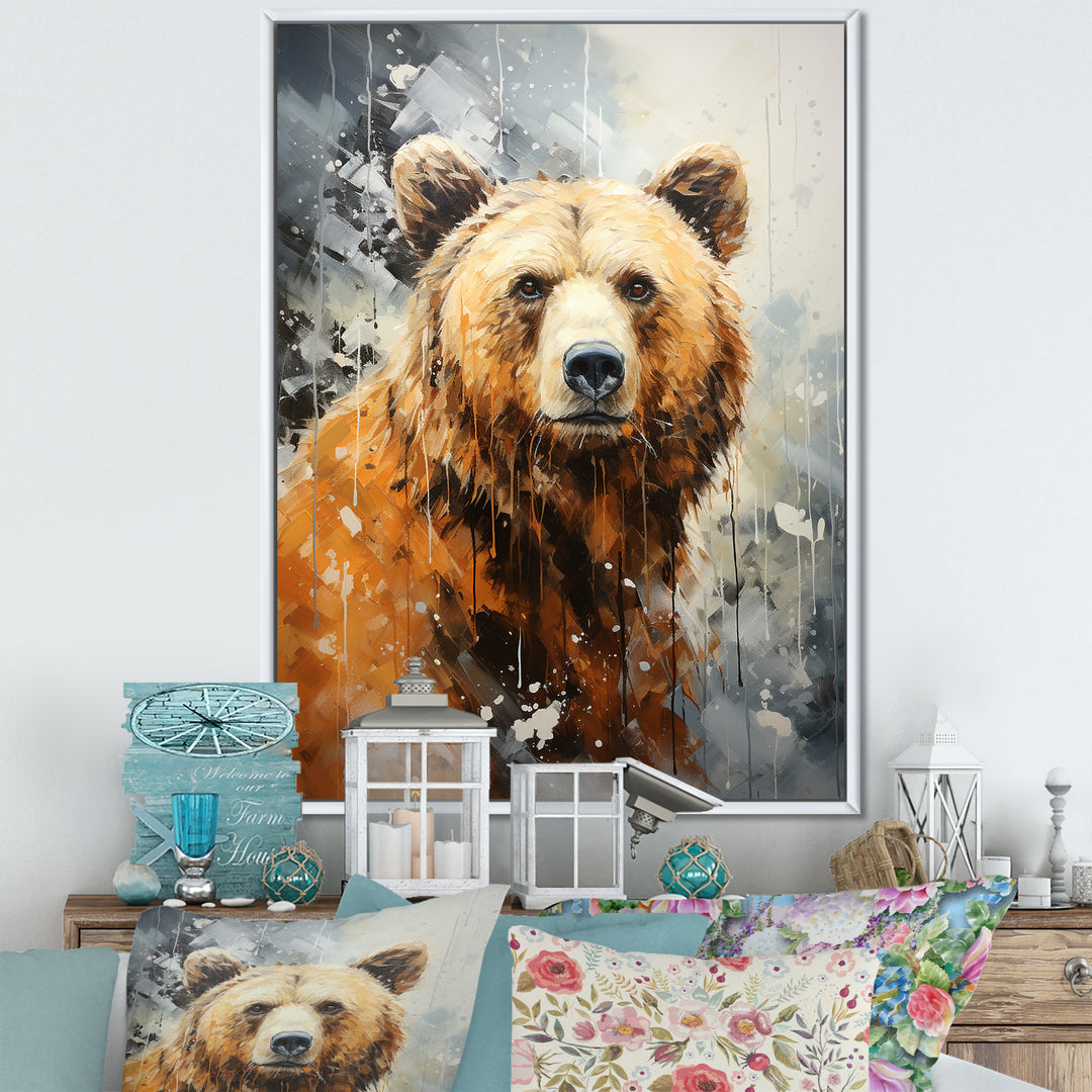 Majestic Mountain Bear - Bear Canvas Wall Art