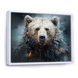 Minimalism Bear Black And White - Black Bear Wall Art