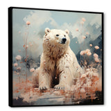 Polar Bear In Pastel Serenity - Bear Home Decor Art