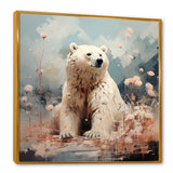 Polar Bear In Pastel Serenity - Bear Home Decor Art