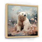 Polar Bear In Pastel Serenity - Bear Home Decor Art