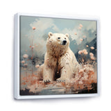 Polar Bear In Pastel Serenity - Bear Home Decor Art