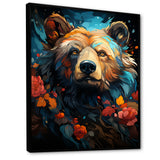 Pop Art Grizzly Bear Popularity - Bear Living Room Wall Art