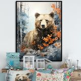 Surreal Grizzly Bear Dreamscape - Bear Canvas Wall Art