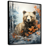 Surreal Grizzly Bear Dreamscape - Bear Canvas Wall Art