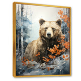 Surreal Grizzly Bear Dreamscape - Bear Canvas Wall Art