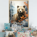 Surreal Grizzly Bear Dreamscape - Bear Canvas Wall Art
