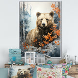 Surreal Grizzly Bear Dreamscape - Bear Canvas Wall Art