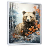 Surreal Grizzly Bear Dreamscape - Bear Canvas Wall Art