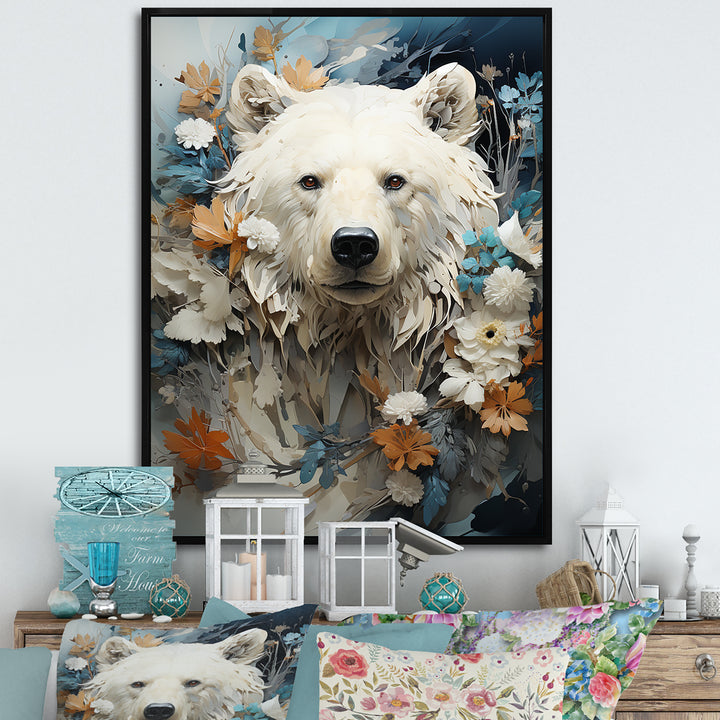 Surreal Bear Dreamscape - Bear Canvas Wall Art