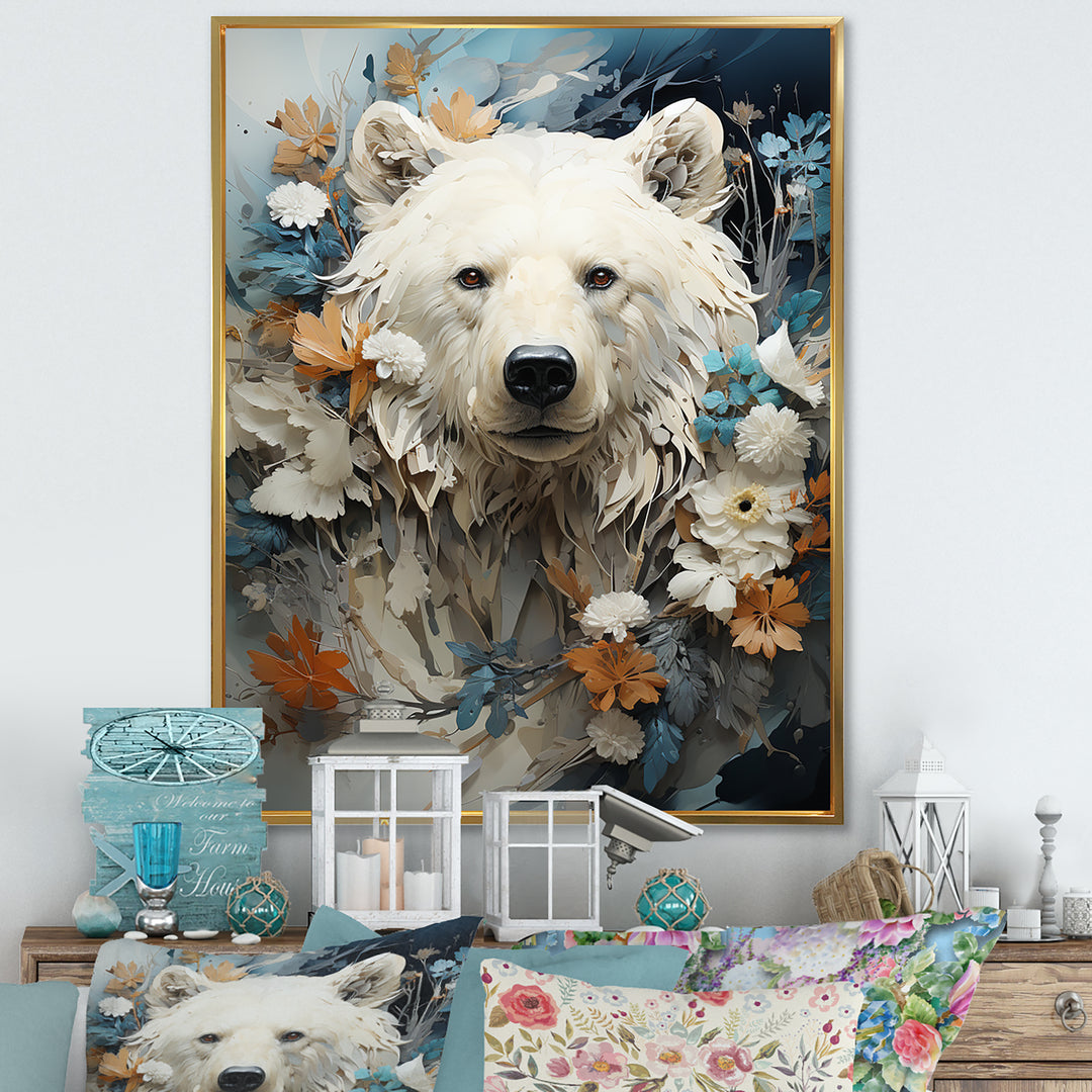 Surreal Bear Dreamscape - Bear Canvas Wall Art