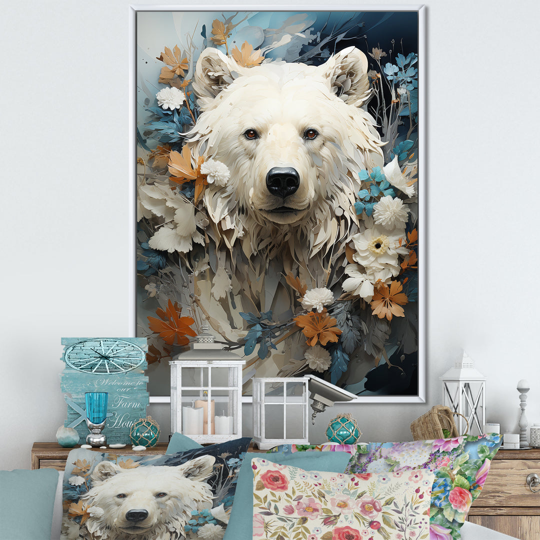 Surreal Bear Dreamscape - Bear Canvas Wall Art