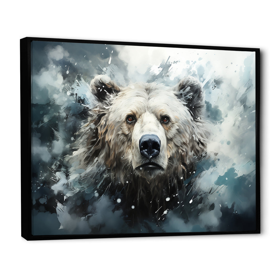 Surrealism Grizzly Bear In Dreamy Background - Bear Wall Decor