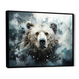 Surrealism Grizzly Bear In Dreamy Background - Bear Wall Decor
