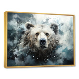 Surrealism Grizzly Bear In Dreamy Background - Bear Wall Decor